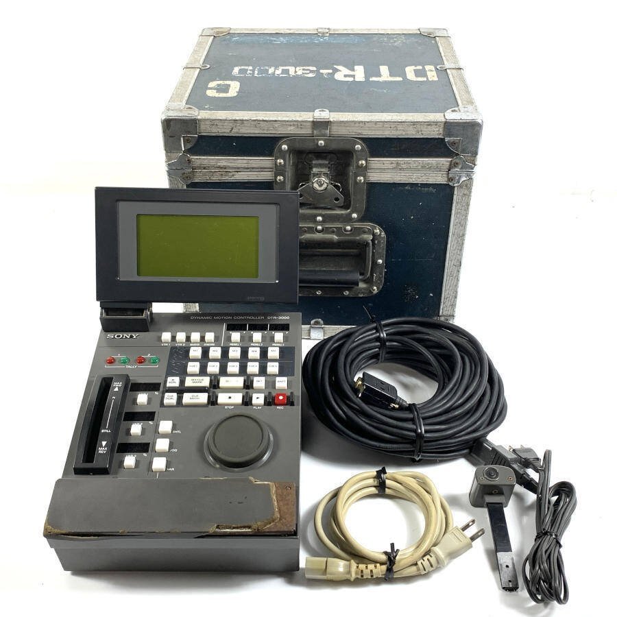 SONY DTR-3000 モニターコントローラー PCM-3348対応 リモートコントロールユニット 業務用 付属品多数●動作未確認品【TB】拍卖