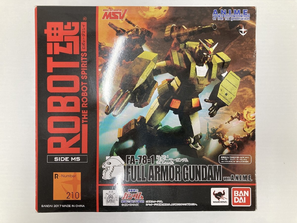 ma ROBOT魂 FA-78-1 フルアーマーガンダム ver.A.N.I.M.E. 機動戦士ガンダム ma◇69拍卖