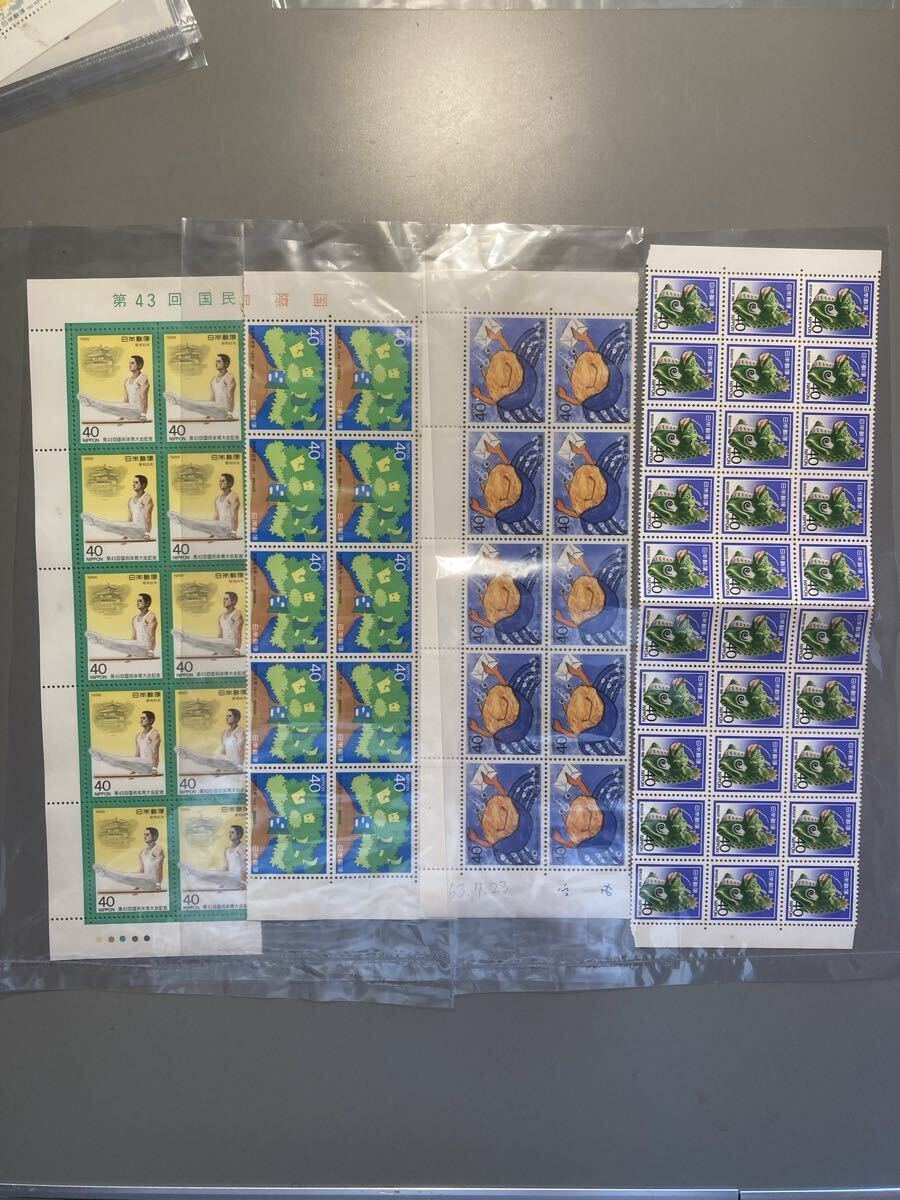 切手 まとめ 総額約17,440円 切手シート 普通切手 日本切手 コレクション シート 記念切手拍卖