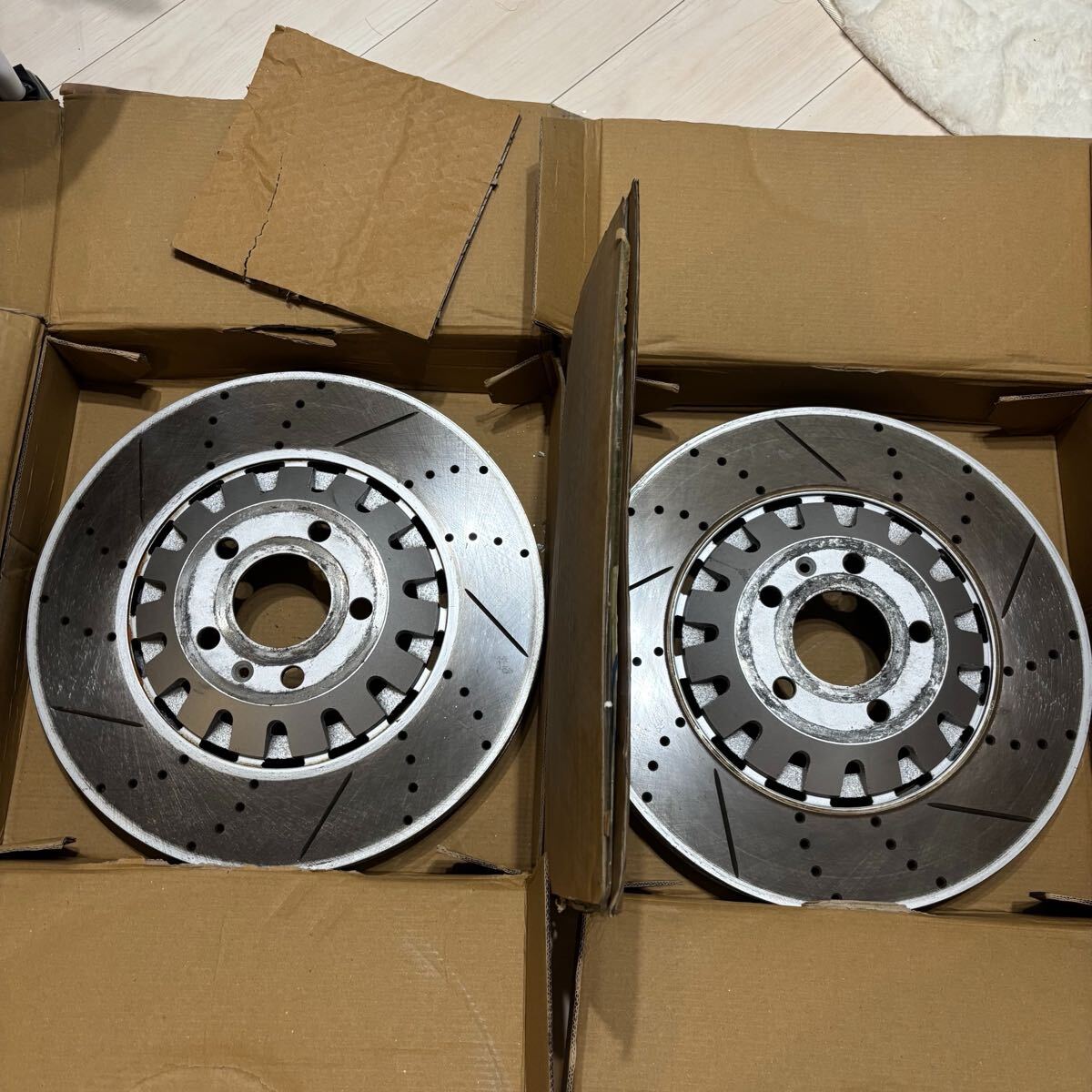 Audi アウディ フロントブレーキ ディスクローター 左右セット 374mm×36mm A5、A6、A7、A8、Q5、Q7、Q8等 拍卖
