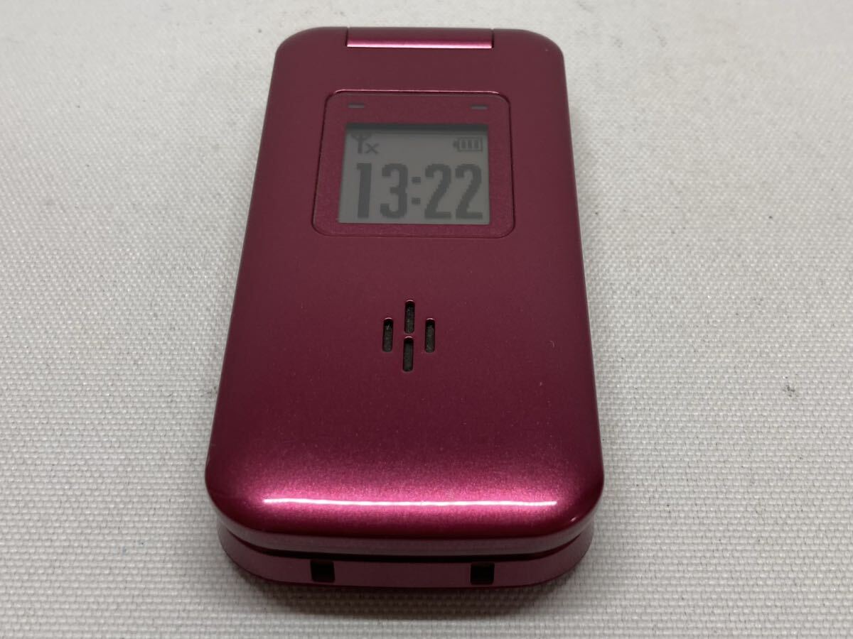 ◯美品 SoftBank ソフトバンク 821T かんたんケータイ TOSHIBA 東芝 携帯電話 ガラケー ワインレッド c01c392dd拍卖