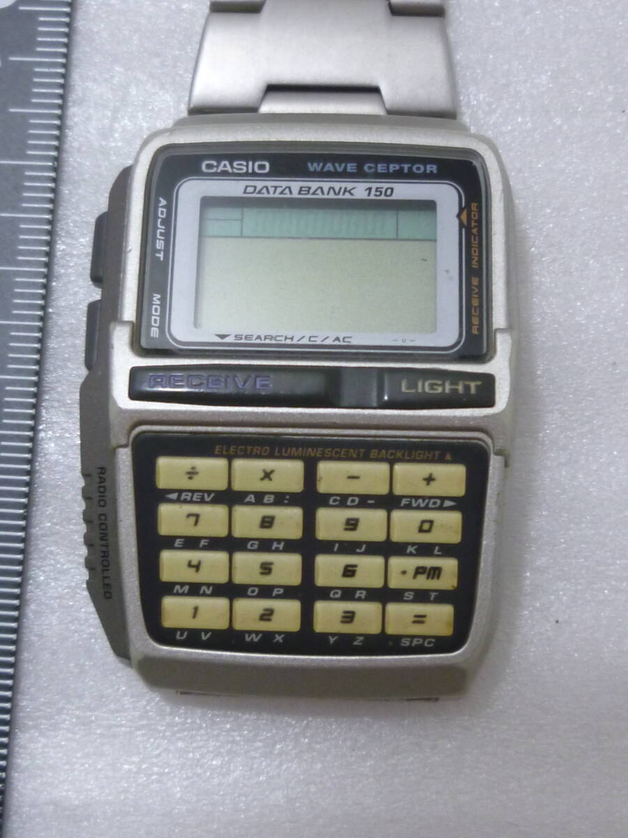 中古不動品 CASIO カシオ DBC-150 データバンク デジタル 腕時計 動作未確認拍卖