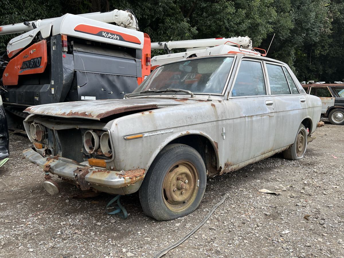 ブルーバード デラックス 510。MT。1400CC。部品取り 書類無し拍卖
