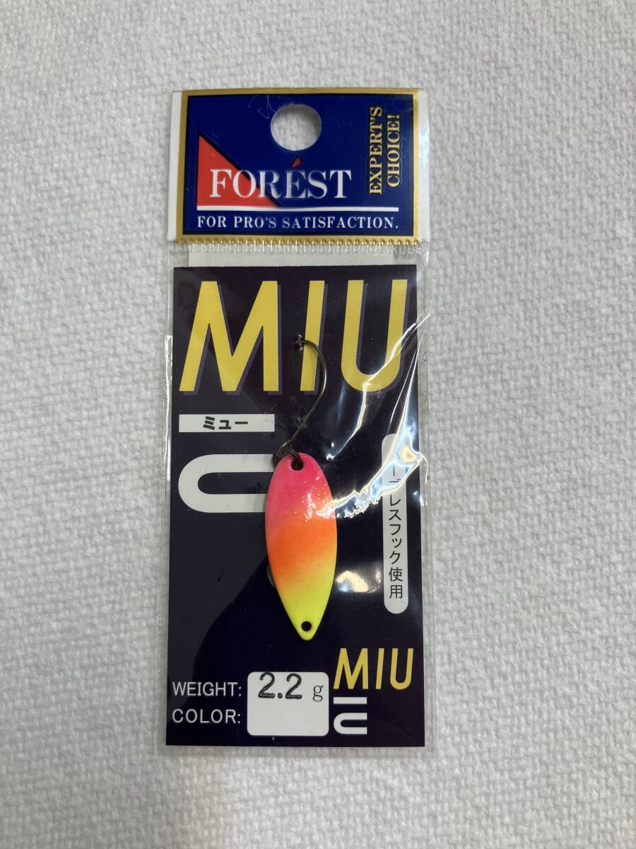 フォレスト ミュー 2.2g トラウトアイランド オリカラ てへぺろグロー拍卖