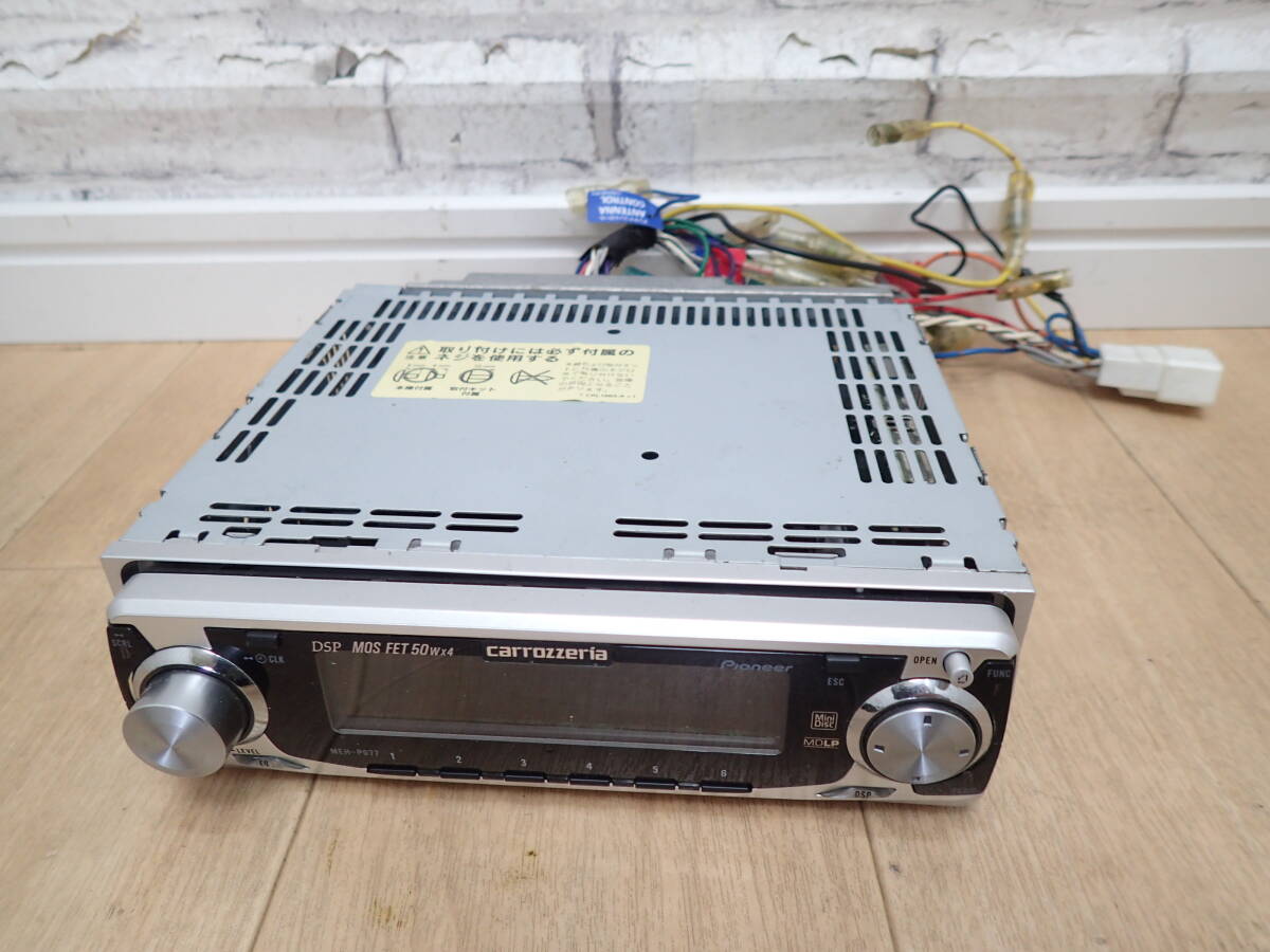 希少 カロッツェリア MEH-P077 MD プレーヤー ダイハツ トヨタ カプラー付き 64 RTK641907NA拍卖