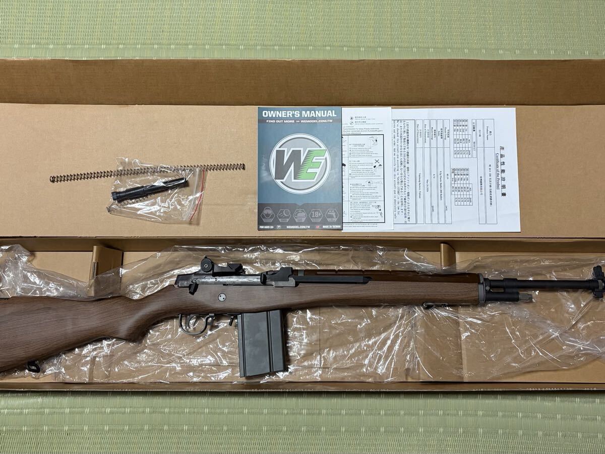 WE M14 GBB SFA刻印レシーバー&木目調樹脂ストック ガスブローバック 拍卖