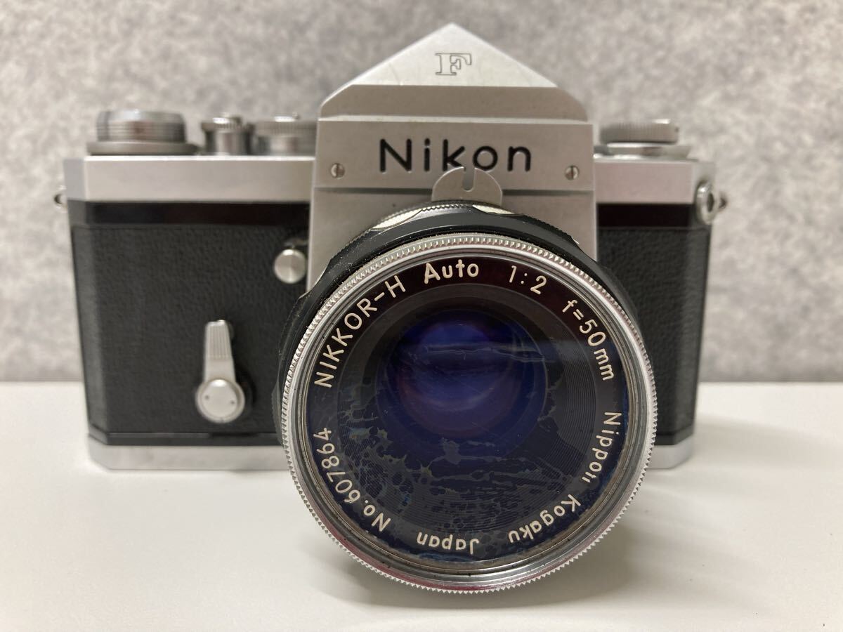 Nikon ニコン Fシリーズ 富士山マーク 初期型 655万台 フィルムカメラ NIKKOR-H Auto 1:2 f=50mm ジャンク 現状品 (1.2)拍卖
