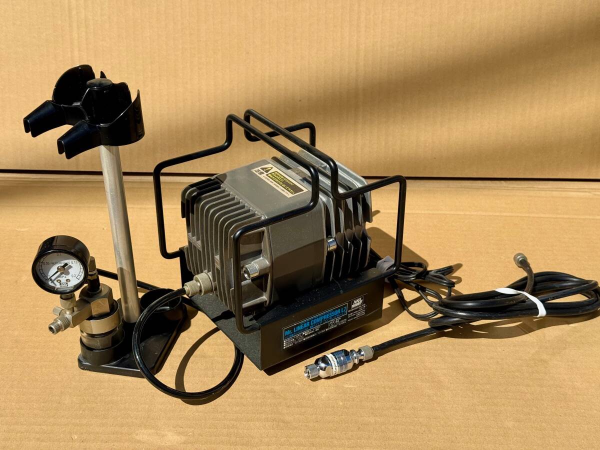 Mr.リニアコンプレッサーL7/圧力計付レギュレーターセット PS307 ハンドピース無し ab拍卖