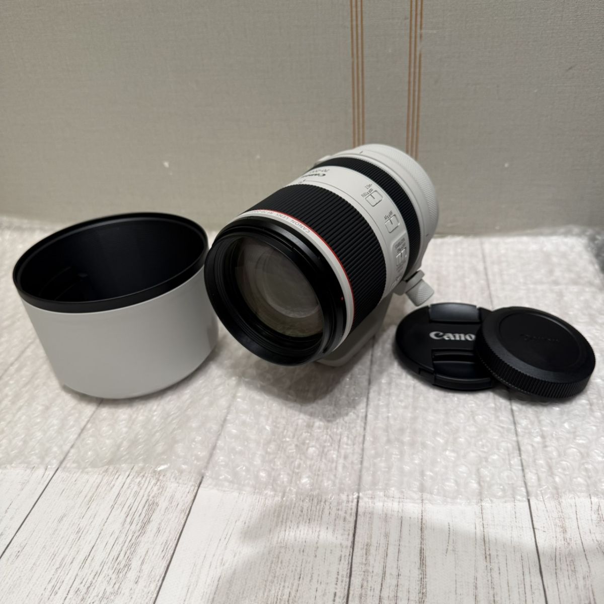 【†【中古品】キャノン Canon RF70-200mm F2.8 L IS USM 望遠ズームレンズ フード付 S04711507246 】拍卖