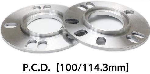 ホイールスペーサー シンセイ 日産 ニッサン NISSAN 5mm厚 2枚セット ハブ一体型 PCD:100/114.3 内径66㎜ 新品 美品拍卖