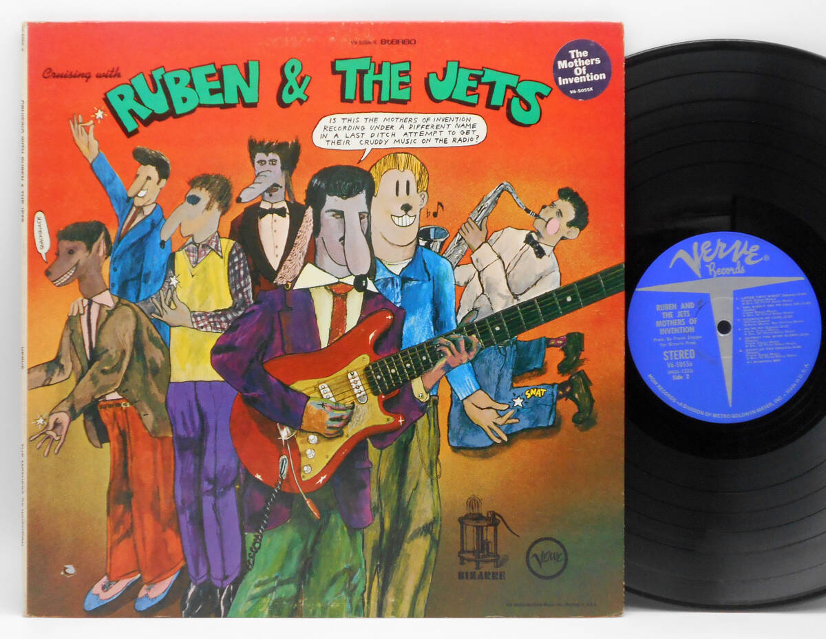 ★US ORIG LP★MOTHERS OF INVENTION(FRANK ZAPPA)/Cruising With Ruben & The Jets 1968年 初回青銀ラベル JOHN LENNON絶賛 Freak Out!拍卖