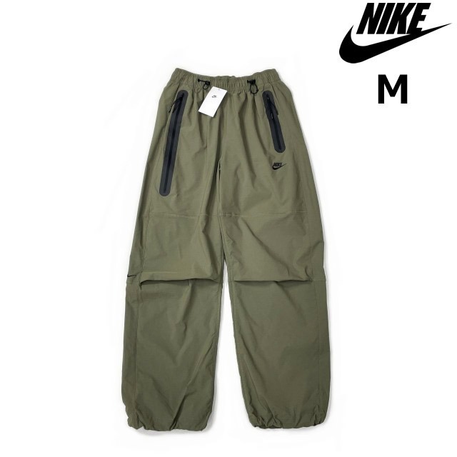 1円~!売切!【正規新品】NIKE◆TECH WOVEN OVERSIZED PANTS◆パンツ ロング US購入 ロゴプリント 軽量 スポーツ HM7158-223(M)緑 180814-68拍卖