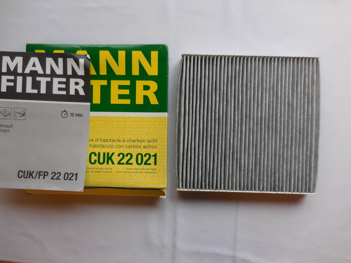 未使用 開封済み品【マンフィルター CUK22021】エアコン フィルター スマート フォーフォー W453型【A 453 835 03 00】 拍卖