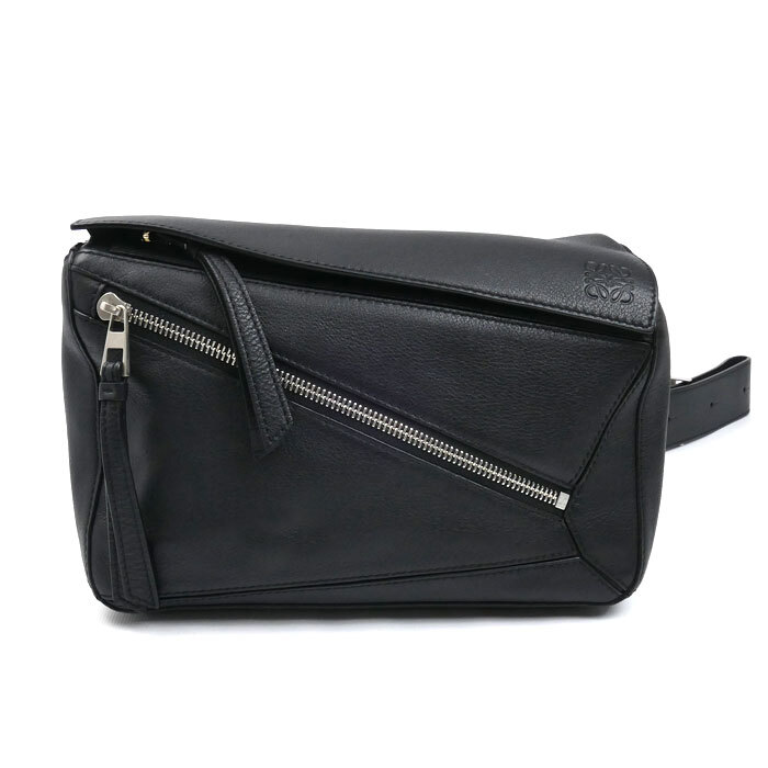 LOEWE ロエベ パズル バムバッグ スモール ボディバッグ ブラック B510P35X09 メンズ 中古拍卖