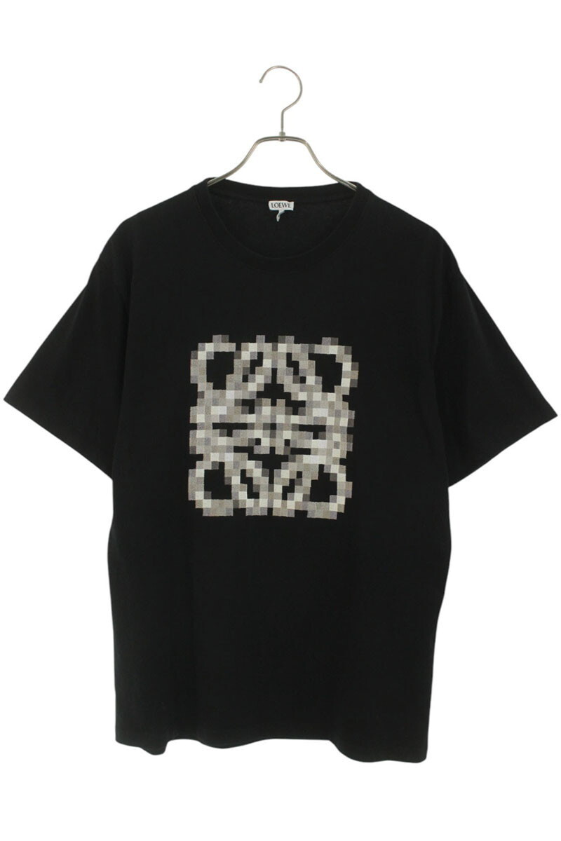ロエベ Tシャツ サイズ:M H526Y22XAD ピクセルアナグラム刺繍Tシャツ 中古 SS13拍卖