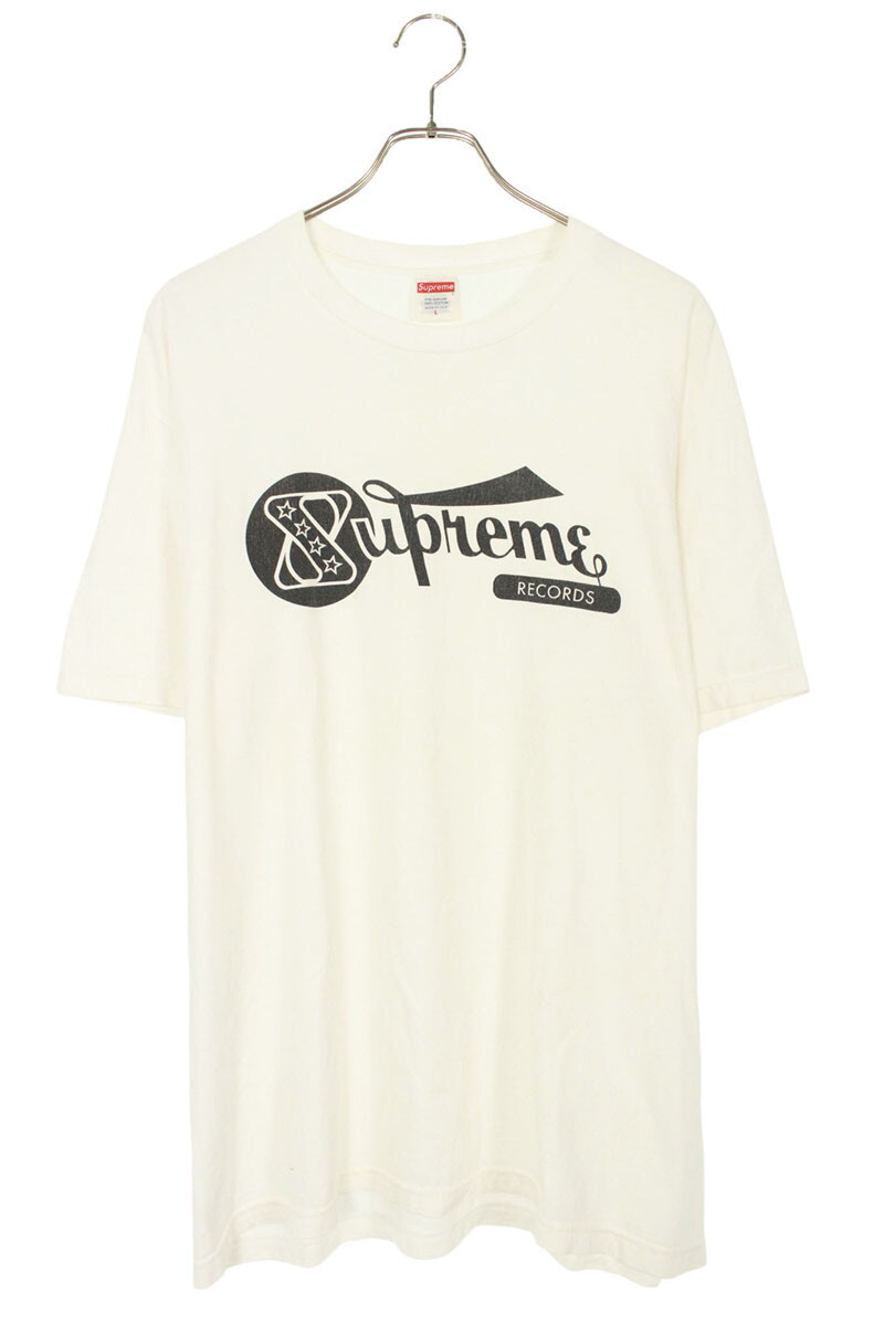 シュプリーム サイズ:L 24SS Records Tee レコードTシャツ 中古 OM10拍卖