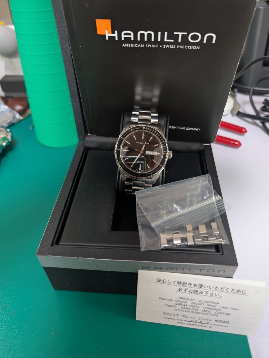 HAMILTON ジャズマスター シービューデイデイト クオーツ 腕時計 メンズ拍卖