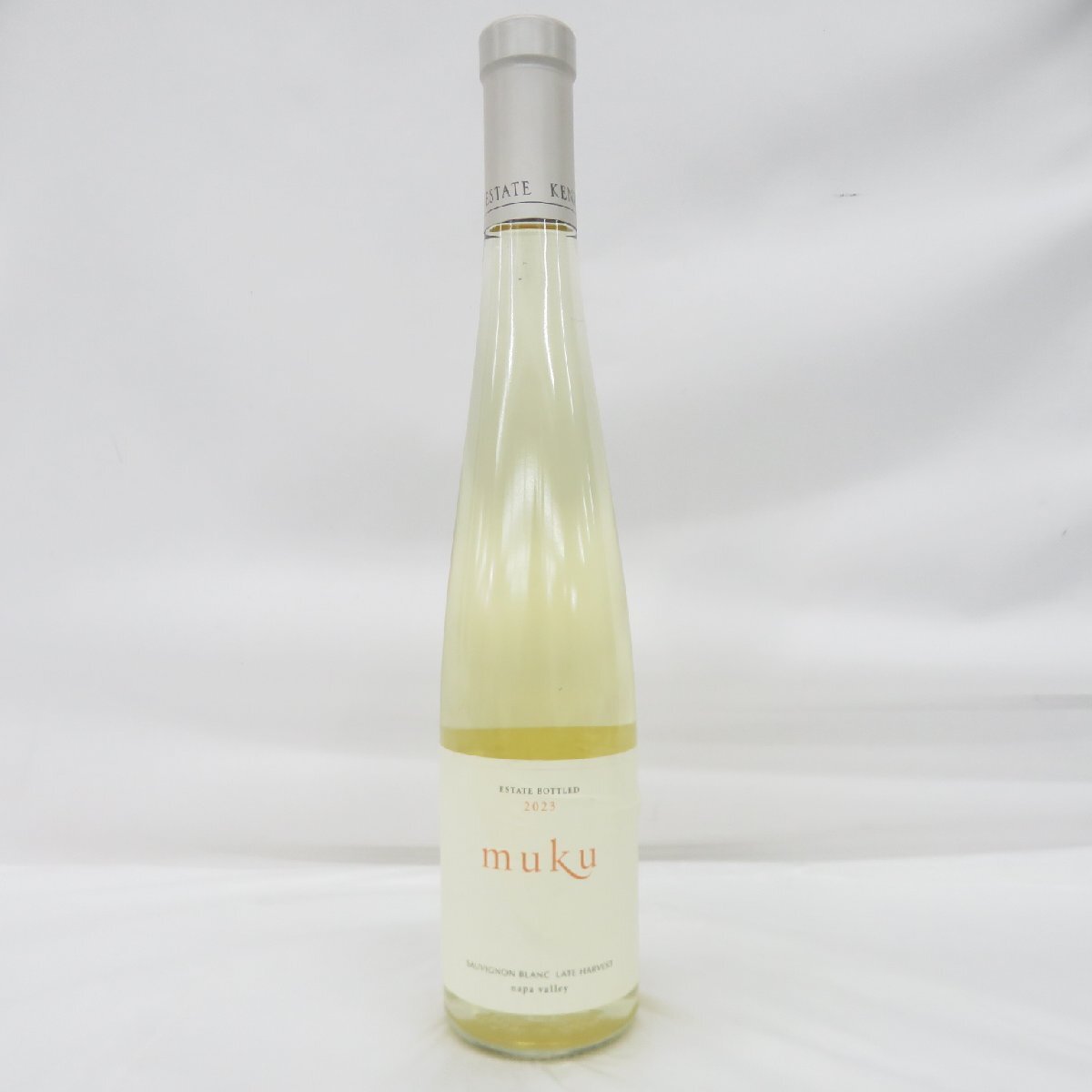 【未開栓】KENZO ESTATE ケンゾー エステート 夢久 muku 2023 ハーフボトル 白 ワイン 375ml 11.4% 12072060 0412拍卖
