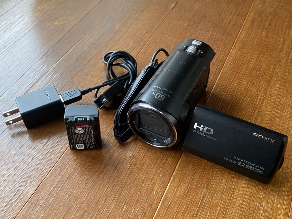 SONY HDR-CX670 ハンディカム ビデオカメラ【訳あり】拍卖