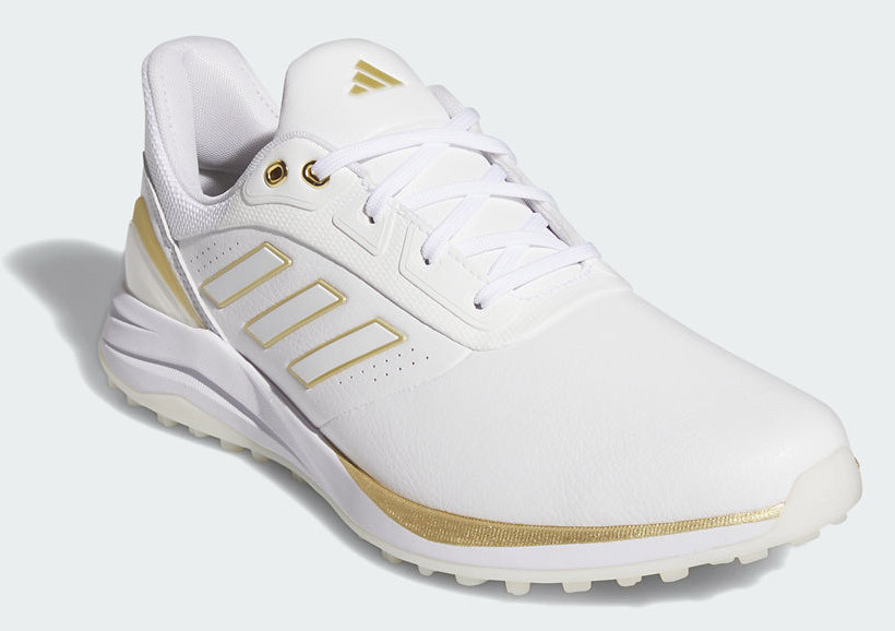 ・スピード発送 新品未使用 adidasGolf(アディダスゴルフ) Solarmotion 24 軽量防水 スパイクレス ID8588(White/Gold)25.5CM拍卖