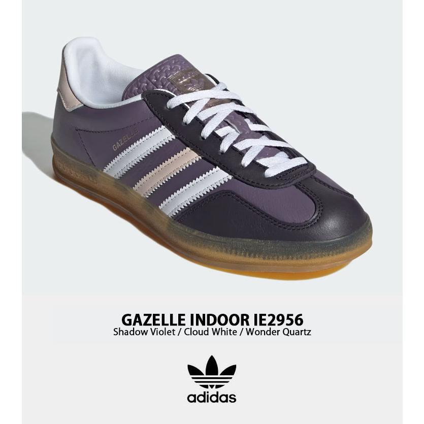 ・スピード発送 新品未使用 adidas(アディダス)オリジナルス GAZELLE INDOOR W ウィメンズ スニーカー IE2956(Violet/White)28.5CM拍卖