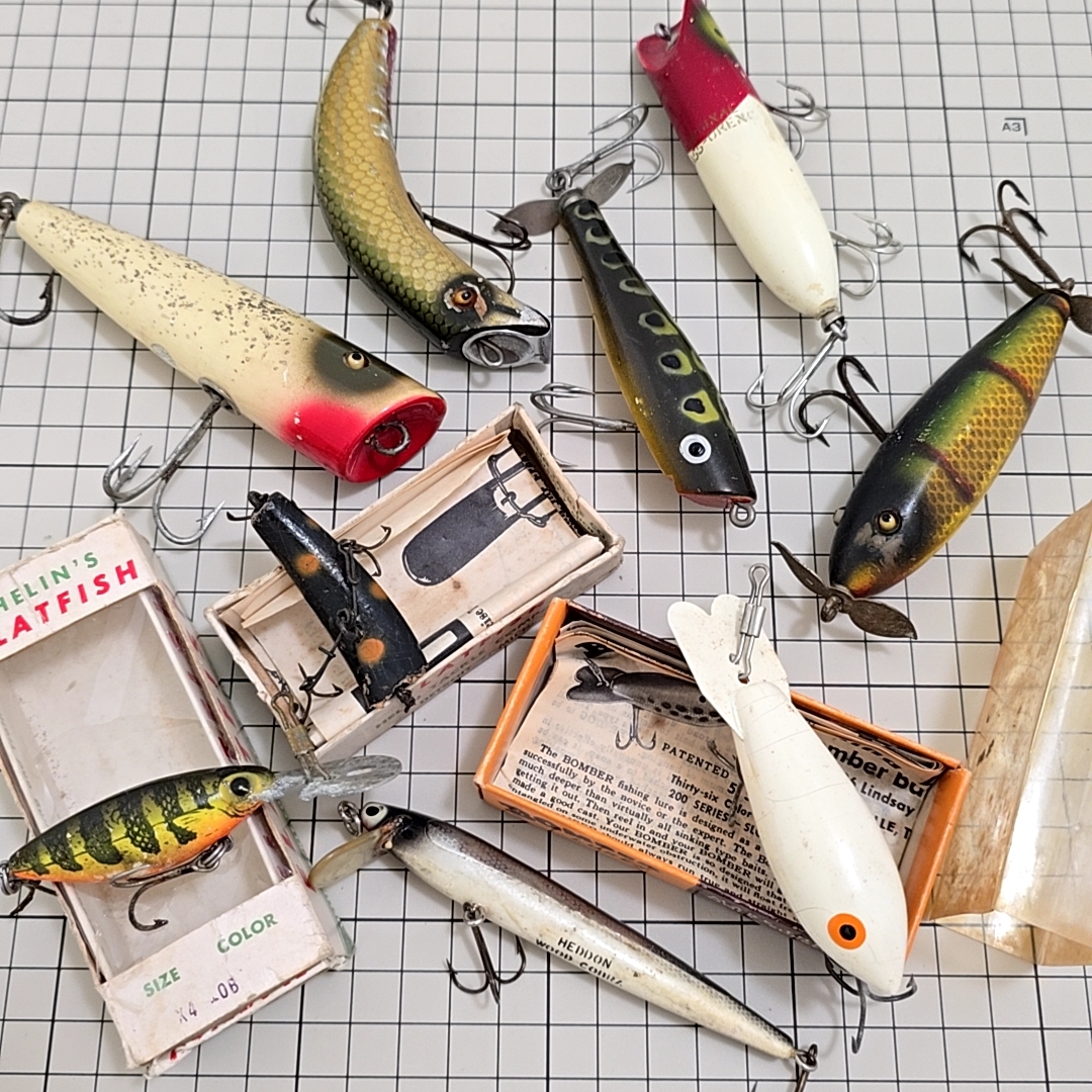 ◆ まとめ売り ◇ ビンテージ ルアー ◇ ヘドン シェイクスピア サウスベンド クリークチャブ ボーマー オールド ヴィンテージ アメリカン拍卖