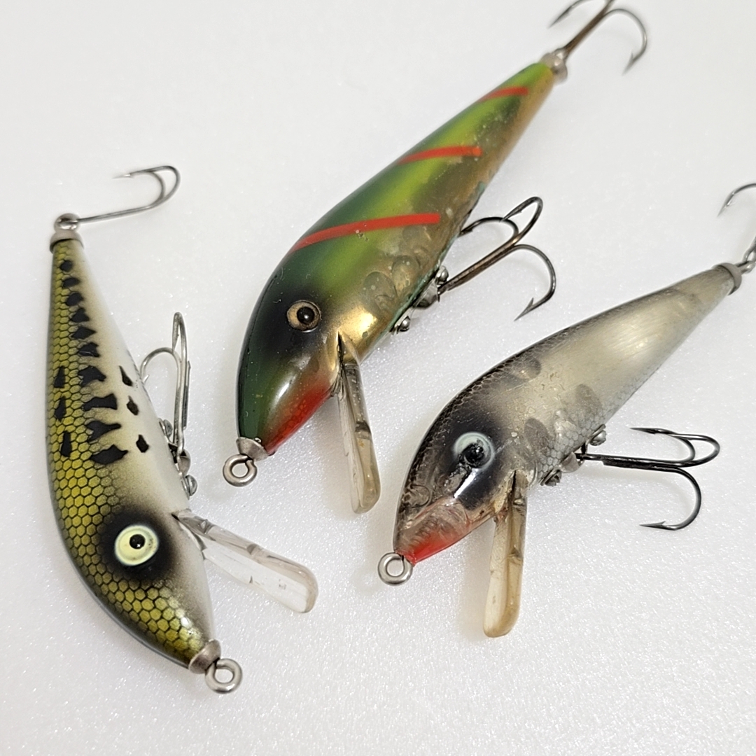Old Heddon オールド ヘドン / Magnum Tiger マグナムタイガー / Tiger タイガー 3個セット拍卖