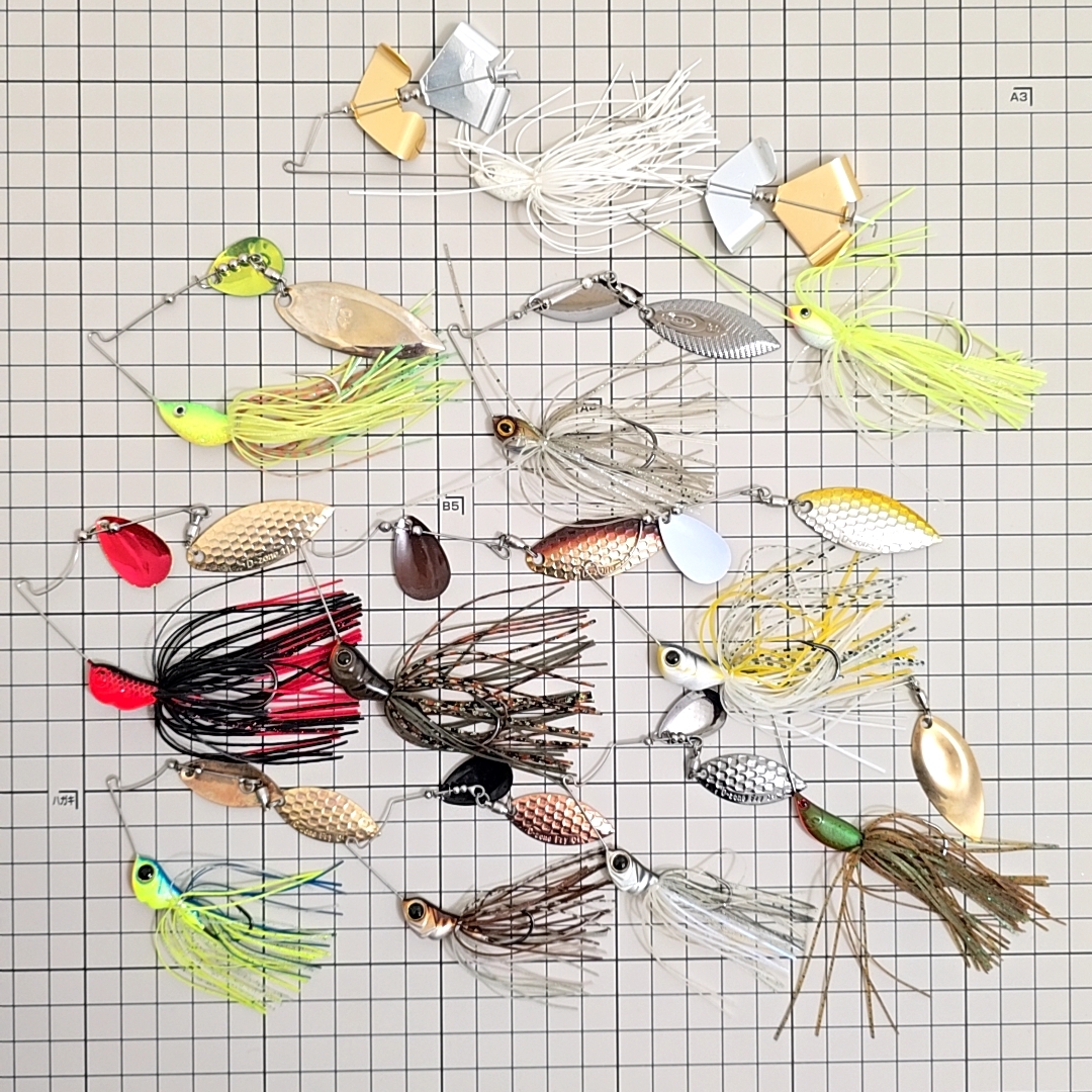 ◆ バス 釣り 引退 まとめ売り ◇ スピナーベイト ◇ OSP エバーグリーン D-ZONE ノリーズ クリスタルS 断捨離 バスフィッシング ルアー 拍卖