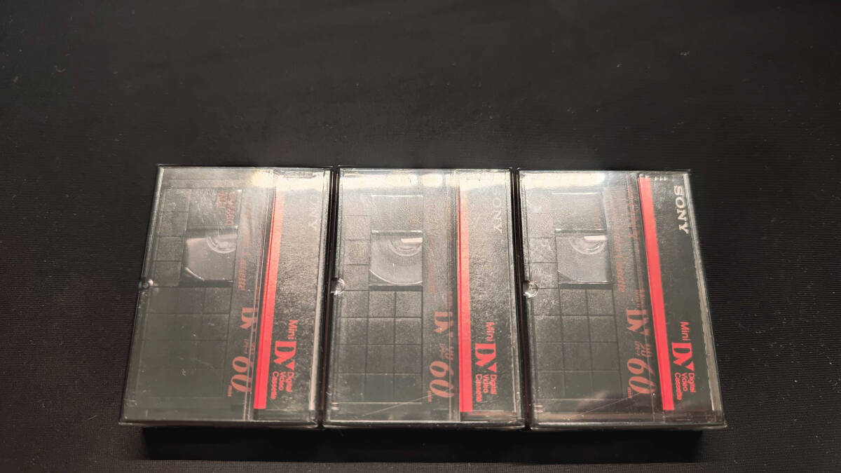 ジャンク SONY miniDV DVテープ 60min 未開封品3本拍卖
