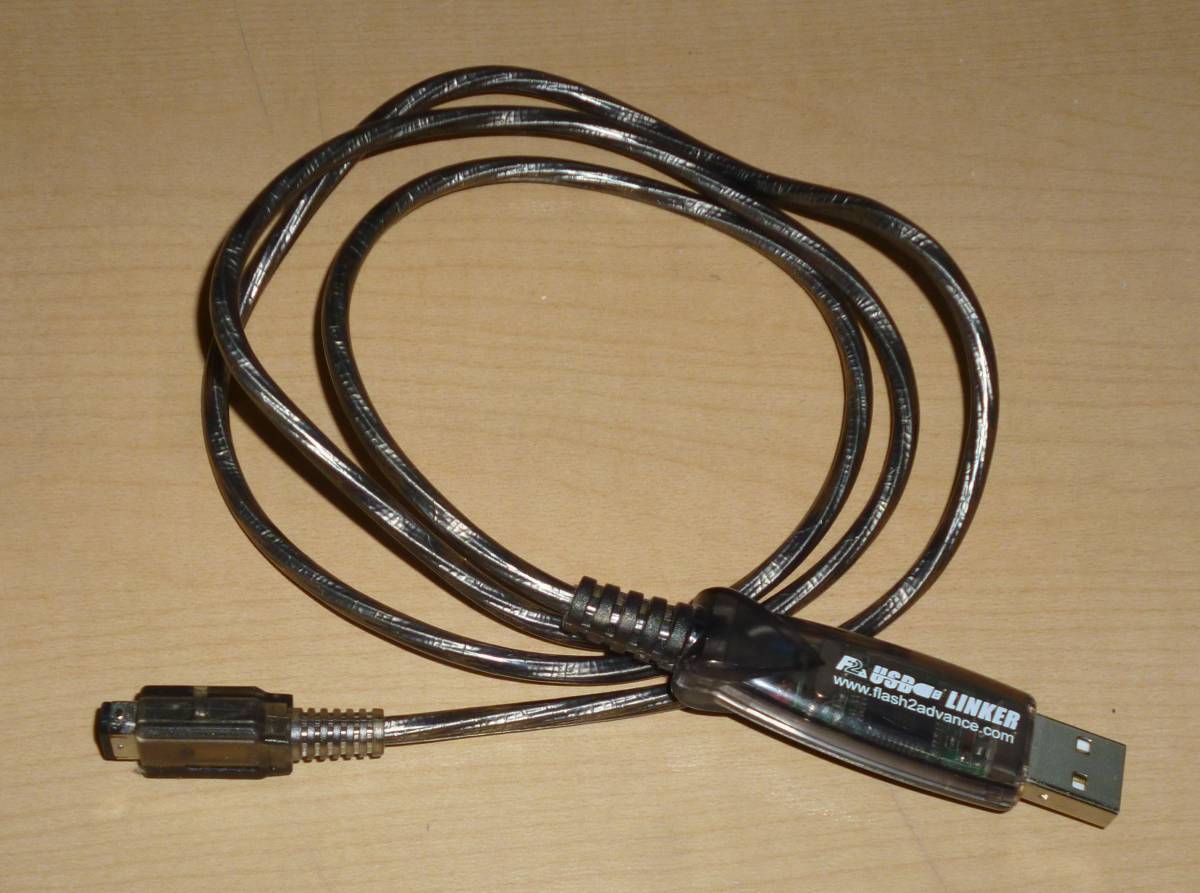 中古 Flash 2 Advance USB Linker F2A ケーブルのみ ゲームボーイアドバンス GBA フラッシュカートリッジ 吸出し ダンパー拍卖