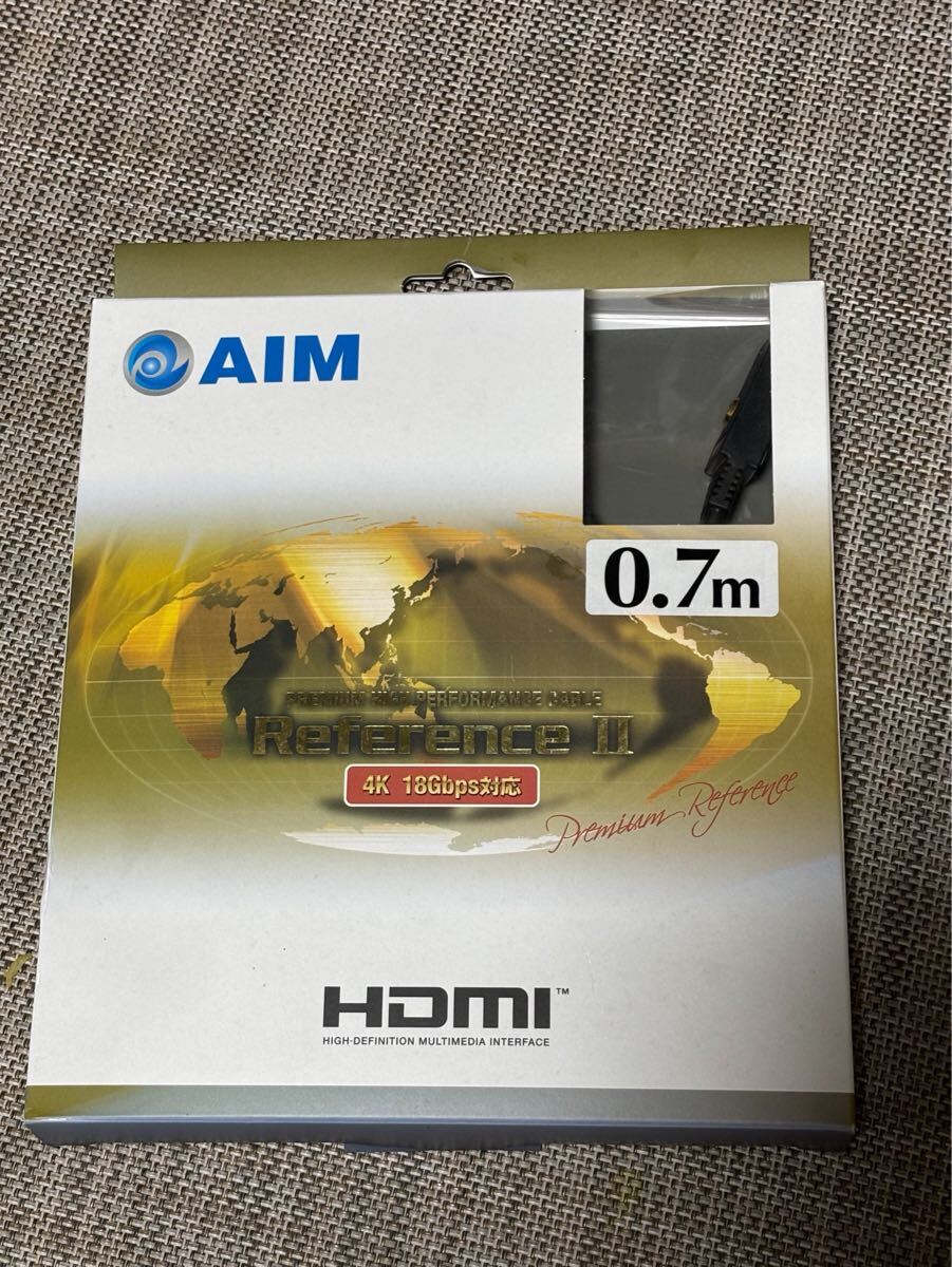 AIM Reference 2 HDMIケーブル 0.7m 4K 18Gbps対応 エイム FLR2-007 フラッグシップ拍卖