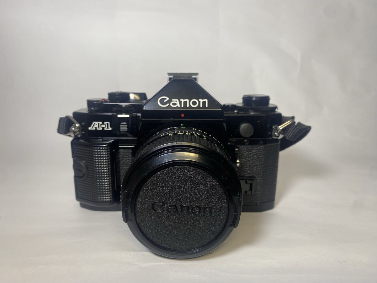 使用感ほとんどなし!カメラ・レンズともに極上品!キャノン Canon A-1 / New FD 50mm F1.4拍卖