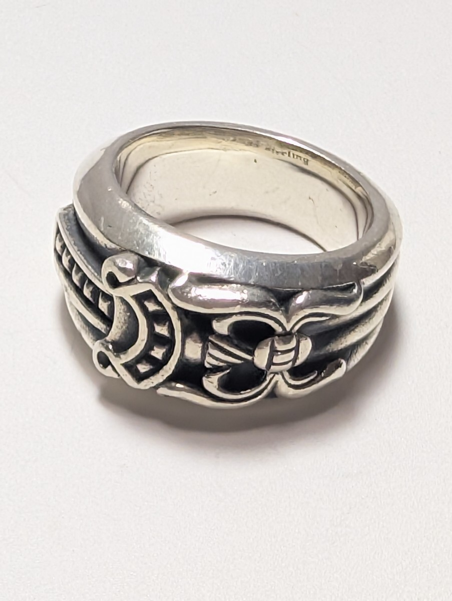 クロムハーツ ダガーリング SV925 シルバー 18号 1992刻印 CHROME HEARTS/1円〜拍卖