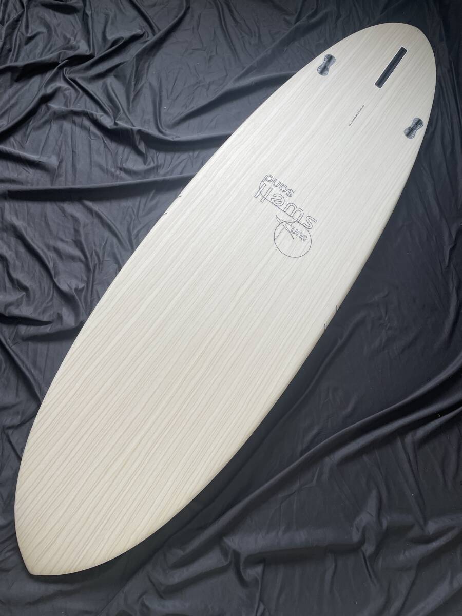 在庫処分 ウッドミッドレングス SUN SWELL SAND 7’0” WOOD MID 44.27L EPS ECO SKIN 2 in 1 エコスキン ALOHA ミッドレングス拍卖