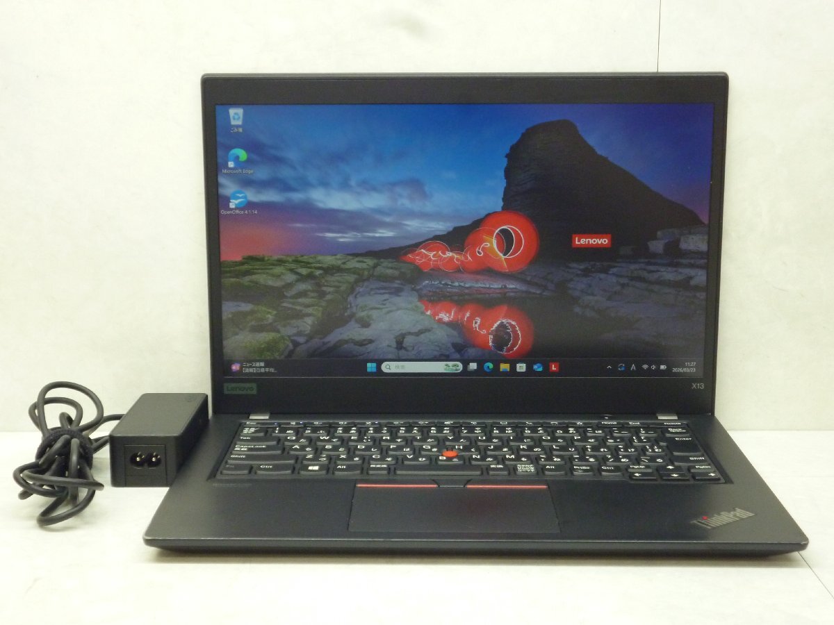 ☆1円☆Thinkpad X13GEN1☆AMD Ryzen 5 PRO 4650U 2.10GHz/8GB/SSD256GB/高解像度/Radeon/無線/Bluetooth/Office/Win11 DtoD領域☆拍卖