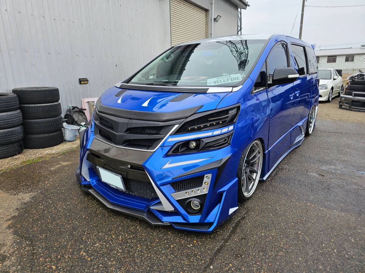 ヴェルファイア サンルーフ カスタムカー ガルウィング 外向きオーディオ エアサス フルエアロ 公認車両 拍卖