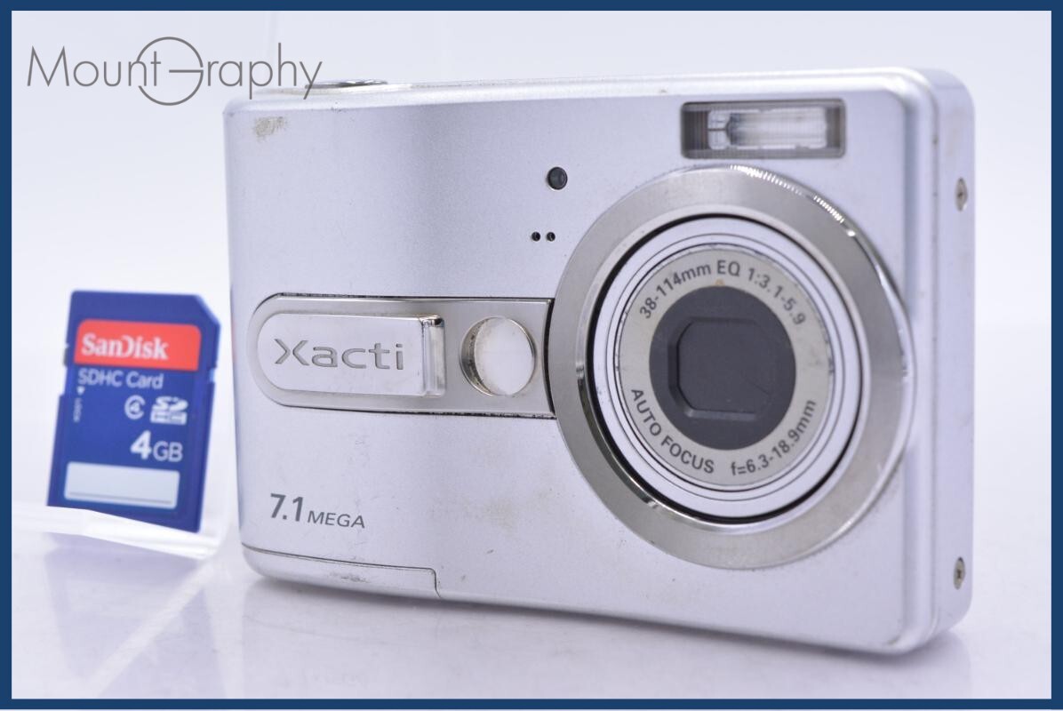 サンヨー Sanyo Xacti S75 3x 単三電池仕様 メモリーカード付属 同梱無料 #yk7499拍卖