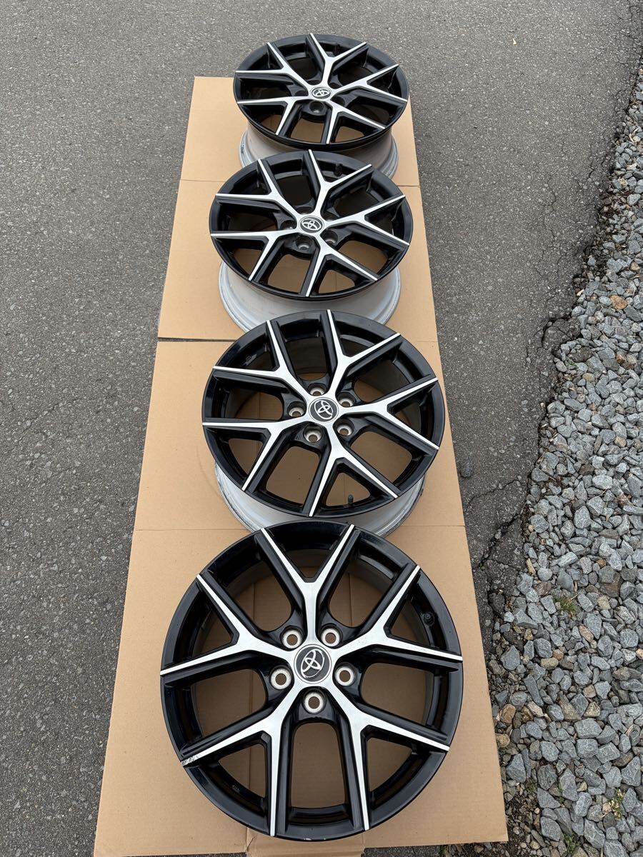 トヨタ ハリアー DBA ZSU65 60 純正ホイール 18インチ 7.5j 45 114.3 5H 中古拍卖