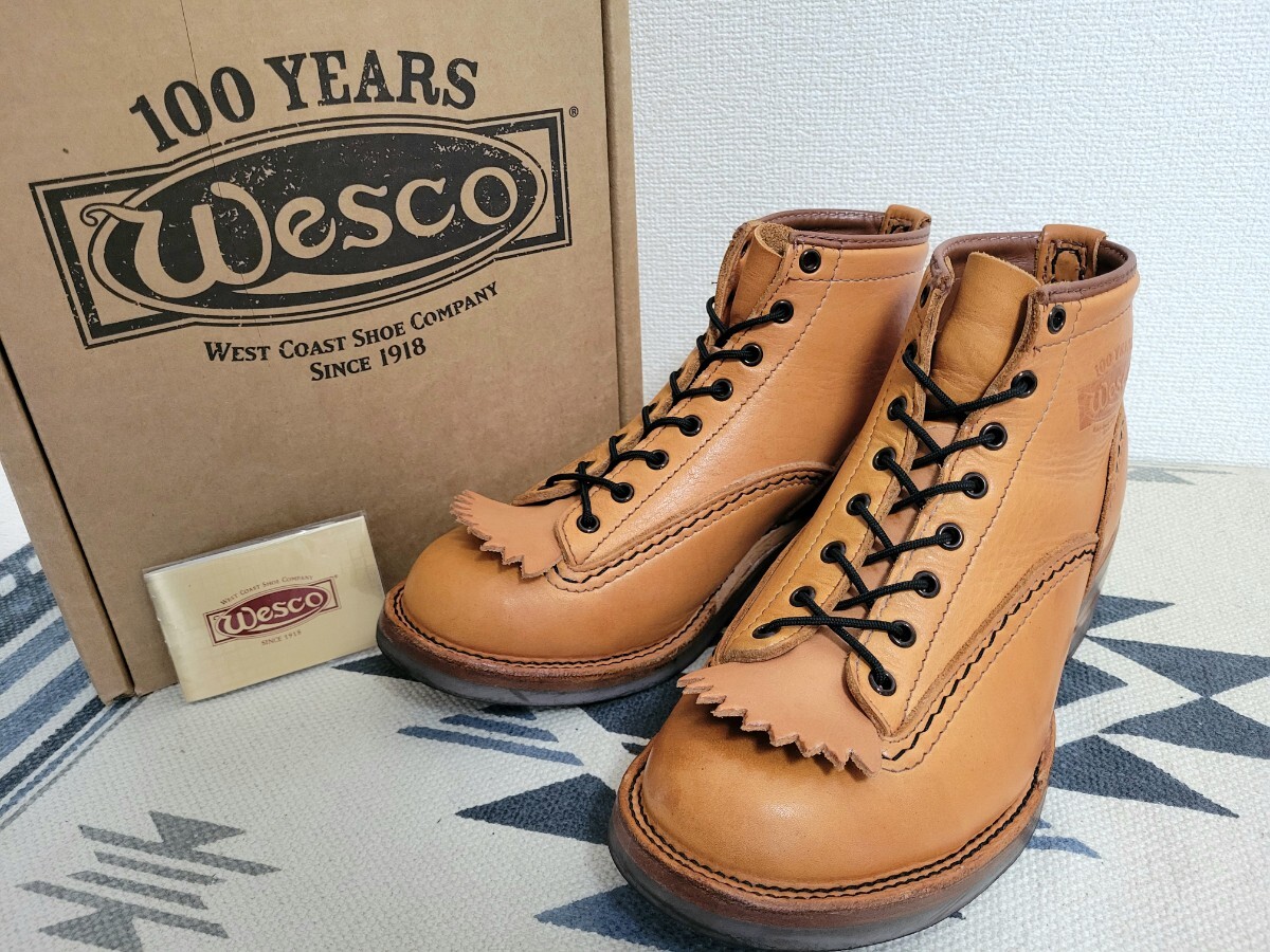 WESCO Custom jobmaster NATURAL ESSEX 9EE 総額189,000円 / ウエスコ ジョブマスター ニックスブーツ ホワイツ ジョンロフグレン viberg拍卖