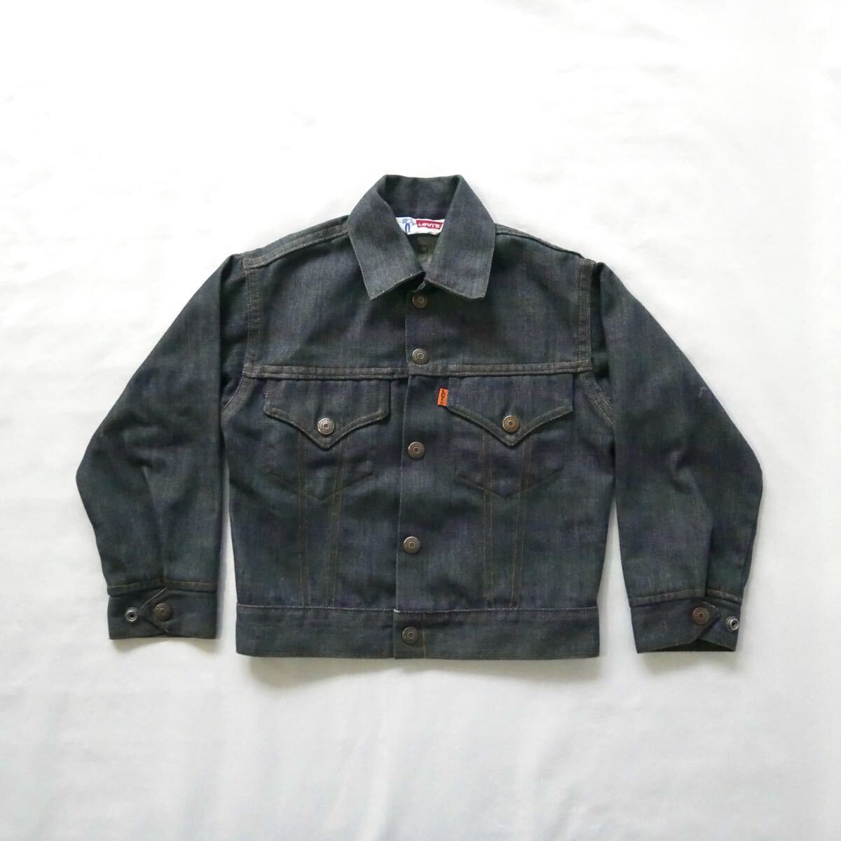 【KIDS】70s vintage madeinUSA levis denim jacket 70年代 ヴィンテージ リーバイス デニムジャケット 子供服 アメリカ製拍卖