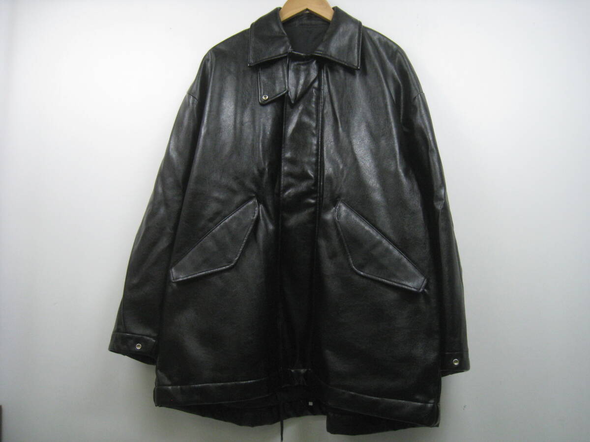 N.HOOLYWOOD N.ハリウッド エヌハリウッド ミスターハリウッド F.レザー ジャケット コート AMERI PRT 91606 24F-03 黒 ブラック サイズS拍卖