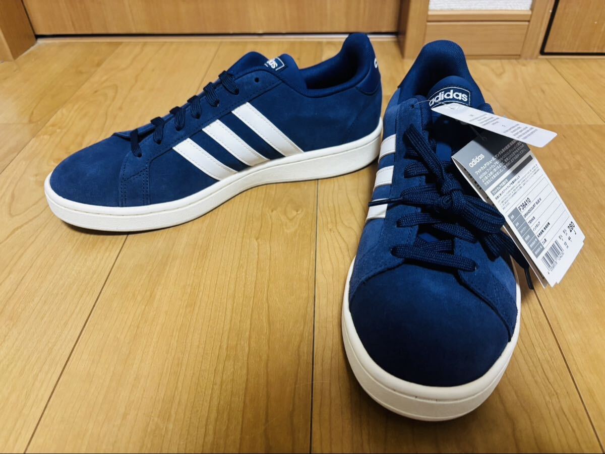 4 アディダス GRANDCOURT SUE M F36410 スニーカー 28cm 未使用品 保管品 拍卖