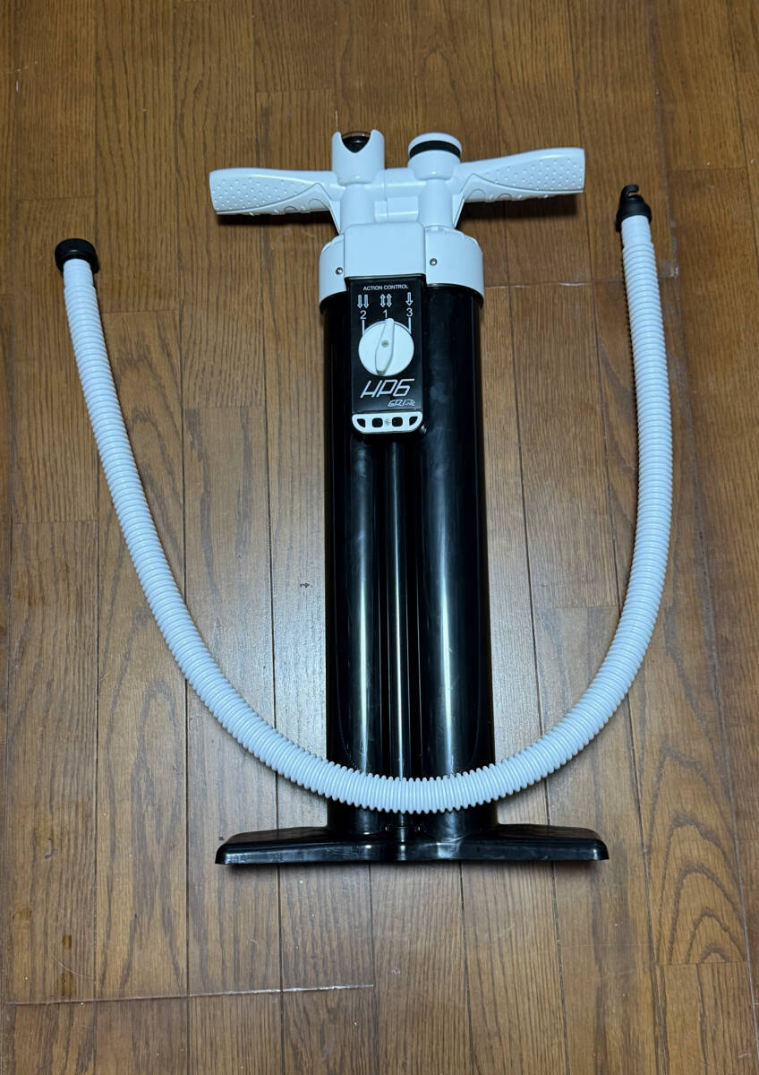 バイソントリプルアクションポンプⅡ ボート フローター サップ 用 高速ポンプ ほぼ未使用です。拍卖