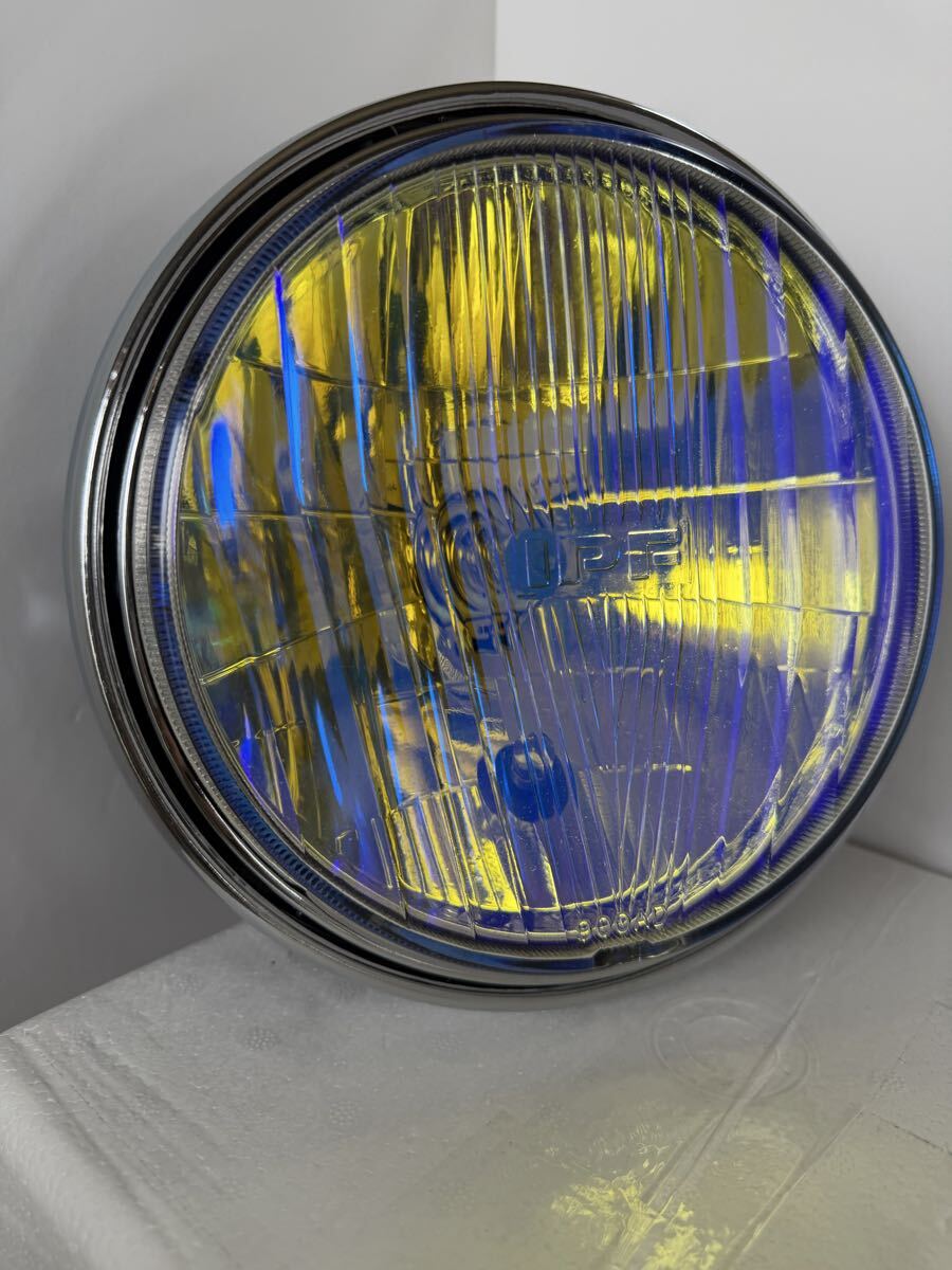 希少/即決有り/当時物IPFゴールドレンズ付きヘッドライトASSY/検索マーシャルCIBIEシビエFET極東ゾルべ拍卖