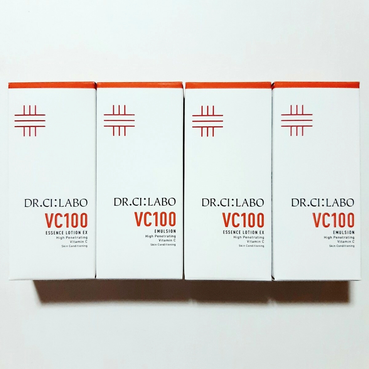 4個セット ドクターシーラボ VC100 エッセンスローションEX エマルジョンEX 28ml ミニサイズ 化粧水 乳液 Drシーラボ ビタミンC 毛穴レス拍卖