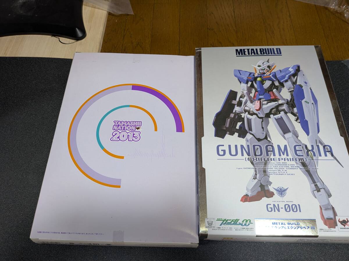 METAL BUILD ガンダムエクシア トランザムVer. ガンダムエクシア&エクシアリペアⅢ 2体セット開封済み⑤拍卖