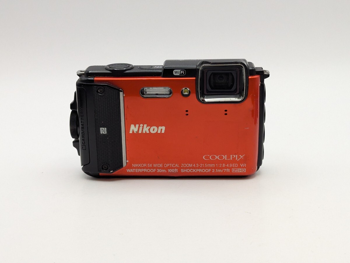 Nikon COOLPIX AW130 オレンジ ニコン コンパクトデジタルカメラ 動作品拍卖
