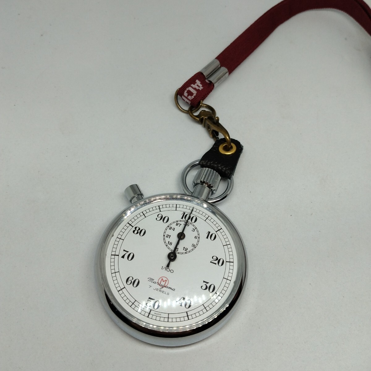 Maruyama 手巻 アナログ ストップウォッチ拍卖