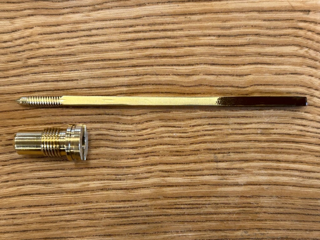 【送料140円 同梱OK】1981年5月製 コールマン PEAK1 400 ストーブ チェックバルブ・ステム!検/ピークワン/シングルバーナー拍卖