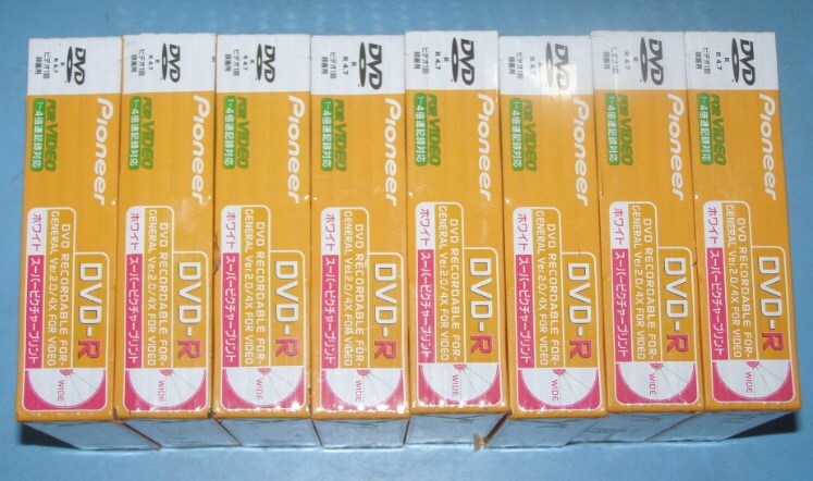 SALE【未開封・録画用・計40枚】☆パイオニア DVD-R メディア (個別ケース付/DVS-RP47BP5)拍卖